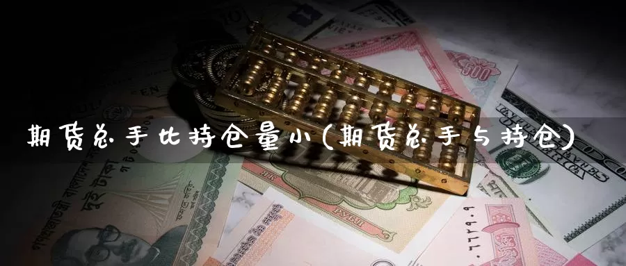 期货总手比持仓量小(期货总手与持仓)_https://hz.wpmee.com_外盘期货直播_第1张