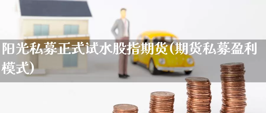 阳光私募正式试水股指期货(期货私募盈利模式)_https://hz.wpmee.com_德指期货直播_第1张