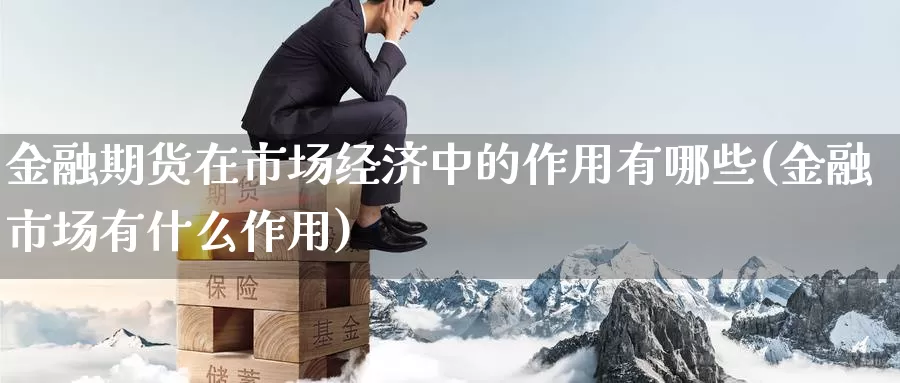 金融期货在市场经济中的作用有哪些(金融市场有什么作用)_https://hz.wpmee.com_德指期货直播_第1张