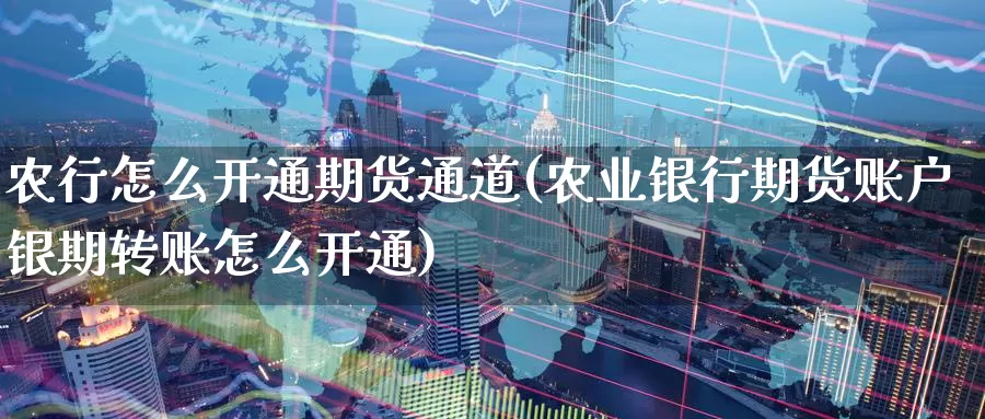 农行怎么开通期货通道(农业银行期货账户银期转账怎么开通)_https://hz.wpmee.com_纳指期货直播_第1张