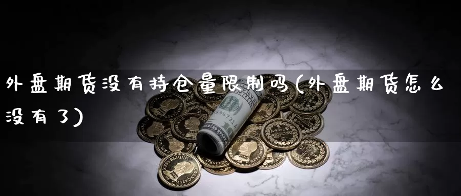 外盘期货没有持仓量限制吗(外盘期货怎么没有了)_https://hz.wpmee.com_德指期货直播_第1张