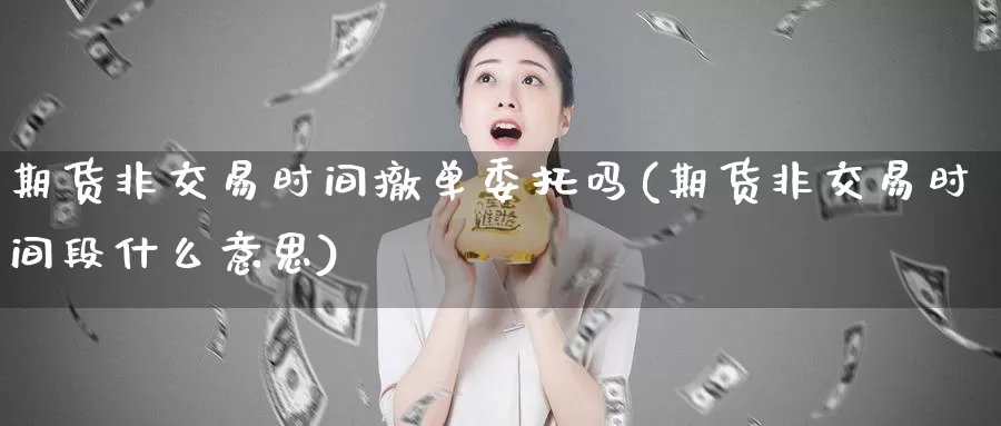 期货非交易时间撤单委托吗(期货非交易时间段什么意思)_https://hz.wpmee.com_纳指期货直播_第1张