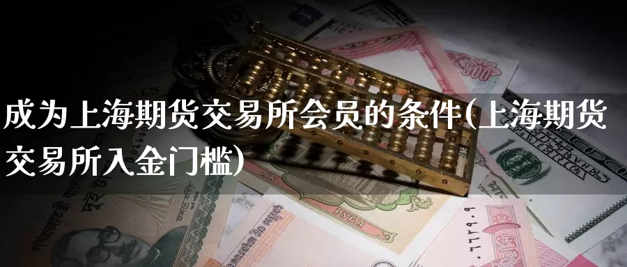 成为上海期货交易所会员的条件(上海期货交易所入金门槛)_https://hz.wpmee.com_外盘期货直播_第1张