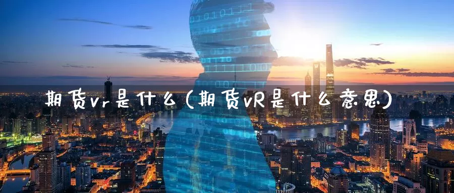 期货vr是什么(期货vR是什么意思)_https://hz.wpmee.com_德指期货直播_第1张