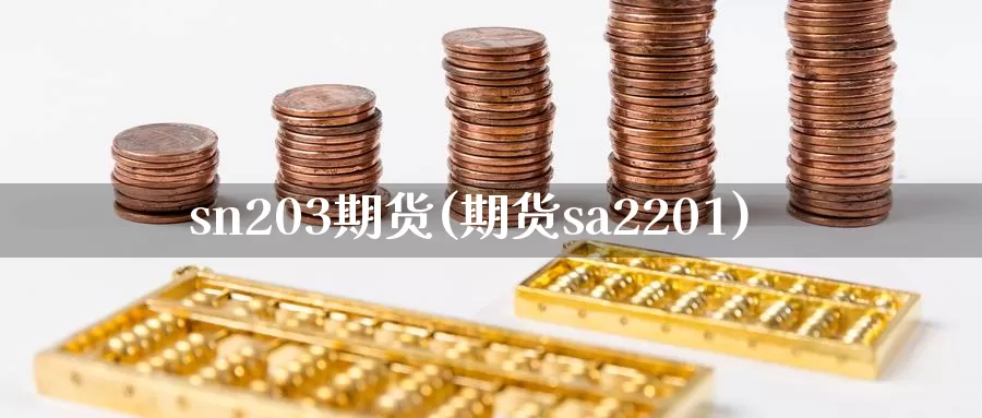 sn203期货(期货sa2201)_https://hz.wpmee.com_纳指期货直播_第1张