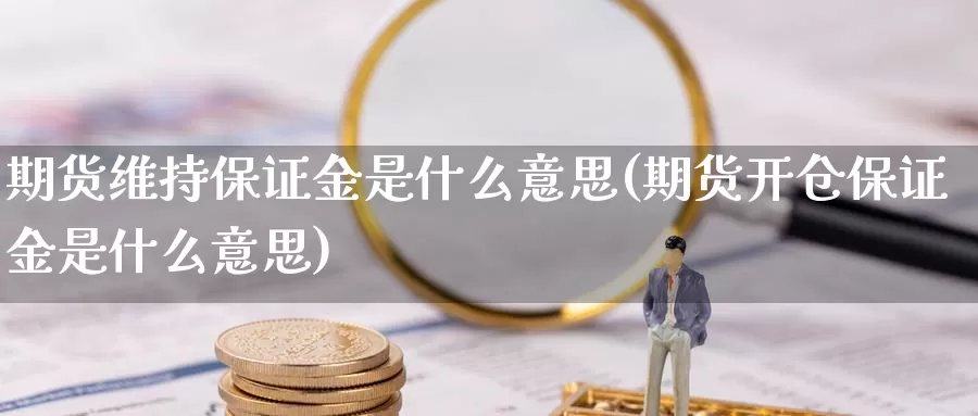 期货维持保证金是什么意思(期货开仓保证金是什么意思)_https://hz.wpmee.com_黄金期货直播_第1张