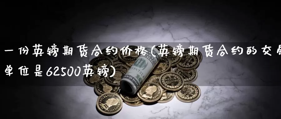 一份英镑期货合约价格(英镑期货合约的交易单位是62500英镑)_https://hz.wpmee.com_外盘期货直播_第1张