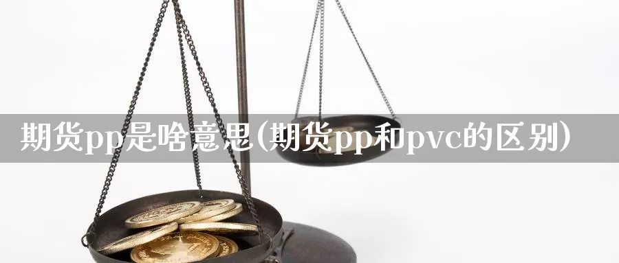 期货pp是啥意思(期货pp和pvc的区别)_https://hz.wpmee.com_纳指期货直播_第1张