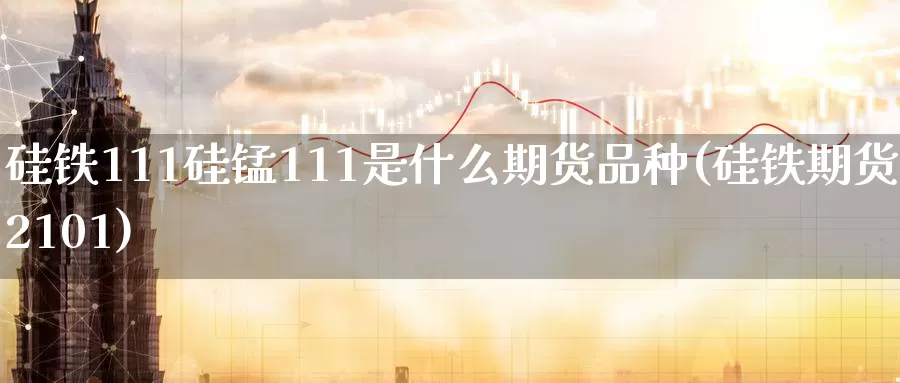 硅铁111硅锰111是什么期货品种(硅铁期货2101)_https://hz.wpmee.com_德指期货直播_第1张