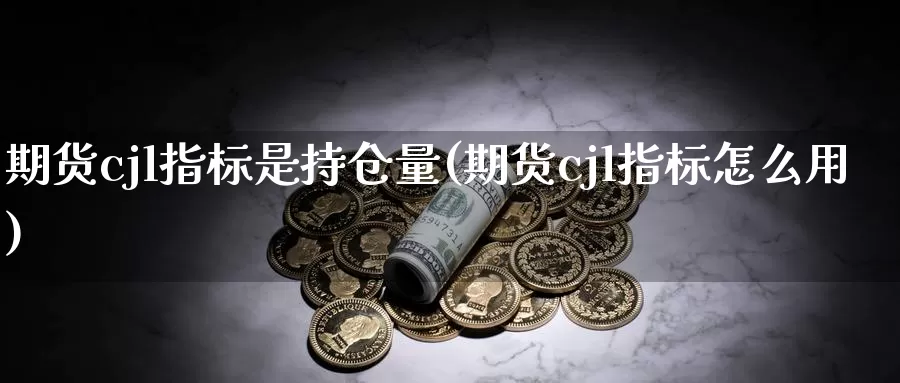 期货cjl指标是持仓量(期货cjl指标怎么用)_https://hz.wpmee.com_纳指期货直播_第1张