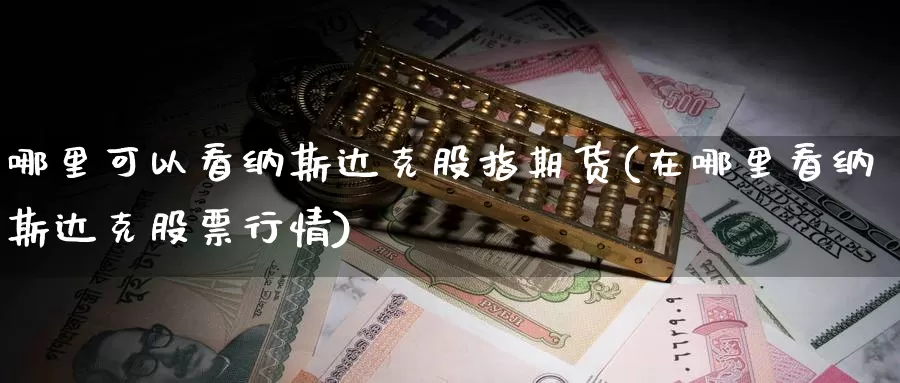 哪里可以看纳斯达克股指期货(在哪里看纳斯达克股票行情)_https://hz.wpmee.com_德指期货直播_第1张