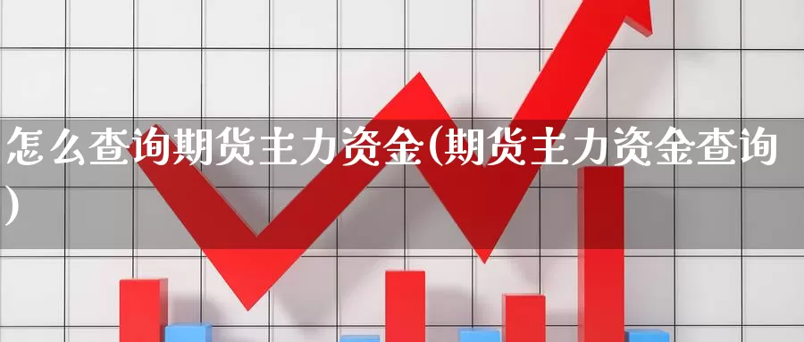 怎么查询期货主力资金(期货主力资金查询)_https://hz.wpmee.com_德指期货直播_第1张