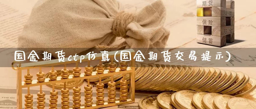 国金期货ctp仿真(国金期货交易提示)_https://hz.wpmee.com_外盘期货直播_第1张