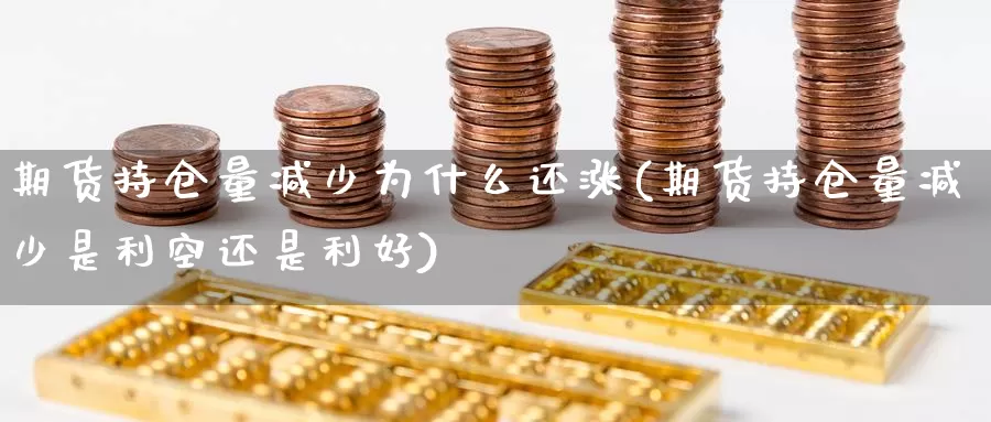 期货持仓量减少为什么还涨(期货持仓量减少是利空还是利好)_https://hz.wpmee.com_纳指期货直播_第1张