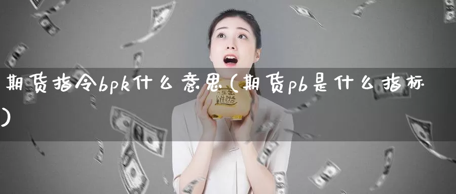 期货指令bpk什么意思(期货pb是什么指标)_https://hz.wpmee.com_黄金期货直播_第1张