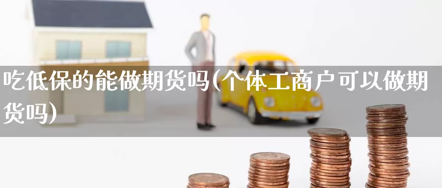 吃低保的能做期货吗(个体工商户可以做期货吗)_https://hz.wpmee.com_外盘期货直播_第1张