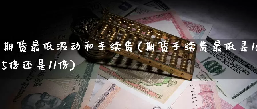 期货最低波动和手续费(期货手续费最低是105倍还是11倍)_https://hz.wpmee.com_德指期货直播_第1张